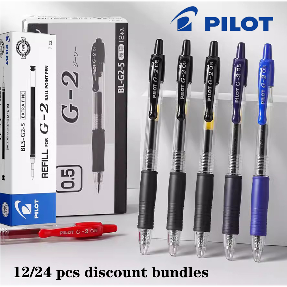 Pilot Pen G2 - Ensemble de stylos Gel pilote authentiques,