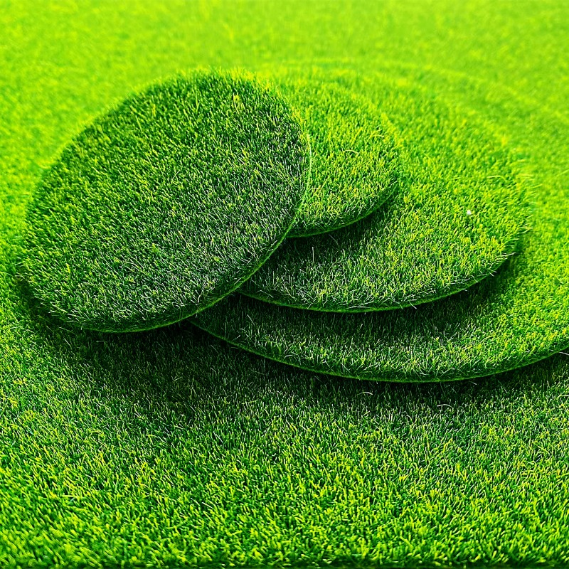 Terrarium Moss Art - 5/10 pièces de mousse artificielle ronde,