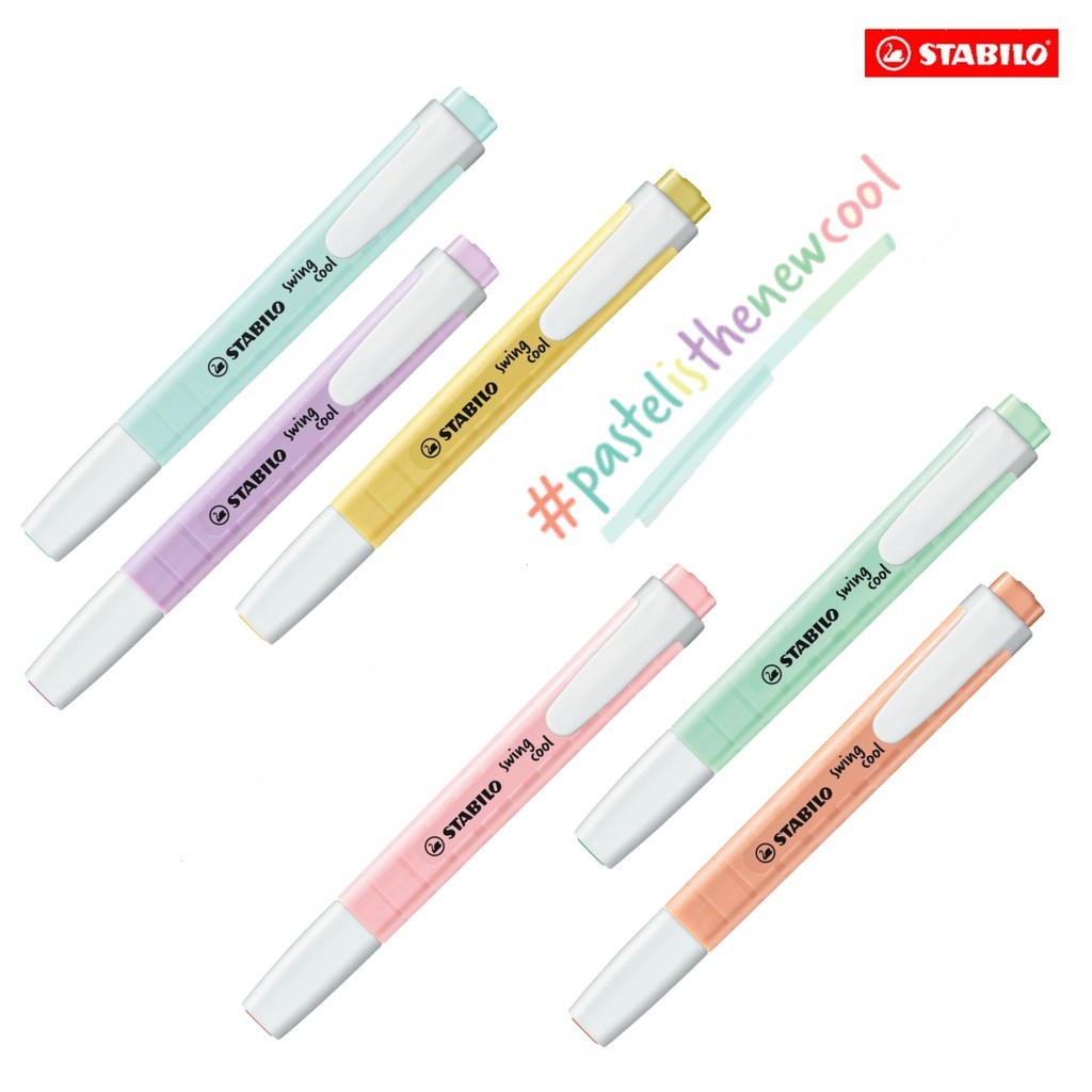 Stabilo Marker Swing Cool - STABILO Swing Cool Pastel surligneur et