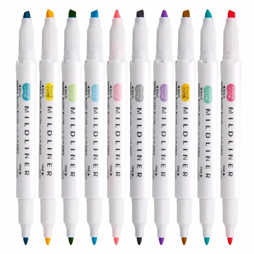 Ensemble de 35 couleurs zèbre  - Zebra Pen Mildliner avis et prix