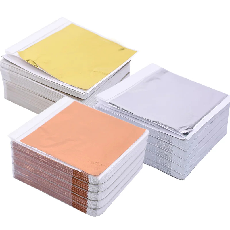 100 feuilles de papier imitati - Gold Foil Flakes avis et prix