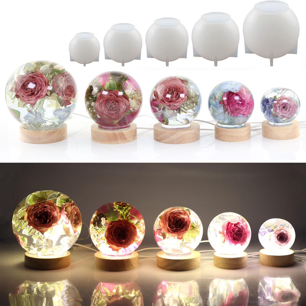 Moule en Silicone boule sphère - Resin Craft Ideas avis et prix