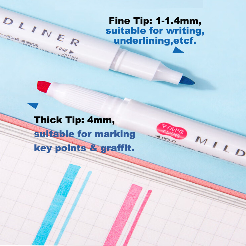 Zèbre 25/35 couleurs ensemble  - Zebra Pen Mildliner avis et prix