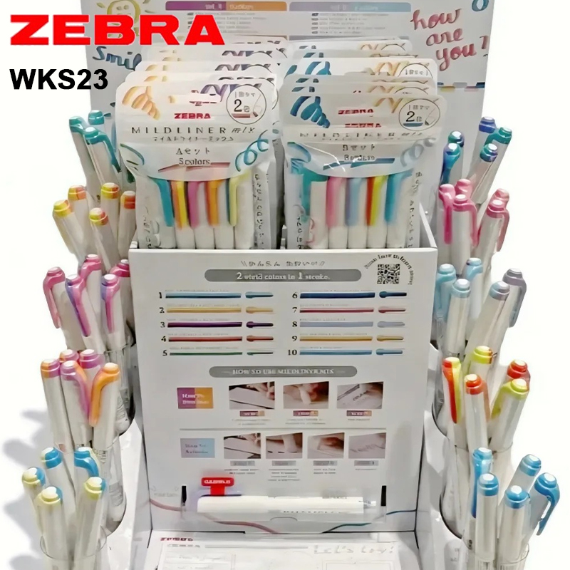 Surligneurs Bicolores Zebra WK - Zebra Pen Mildliner avis et prix