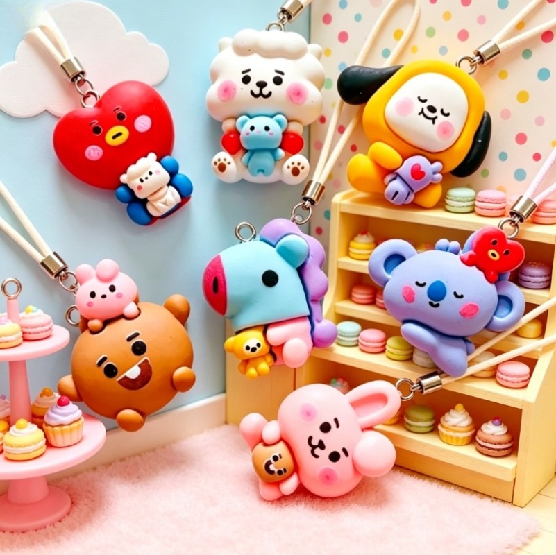 Breloques en résine BT21, 7 pi - Crafting Resin avis et prix