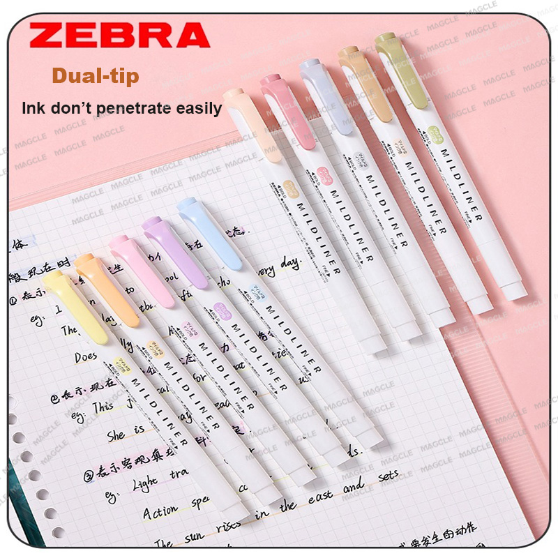 Surligneur zèbre WKT7 Mildline - Zebra Pen Mildliner avis et prix