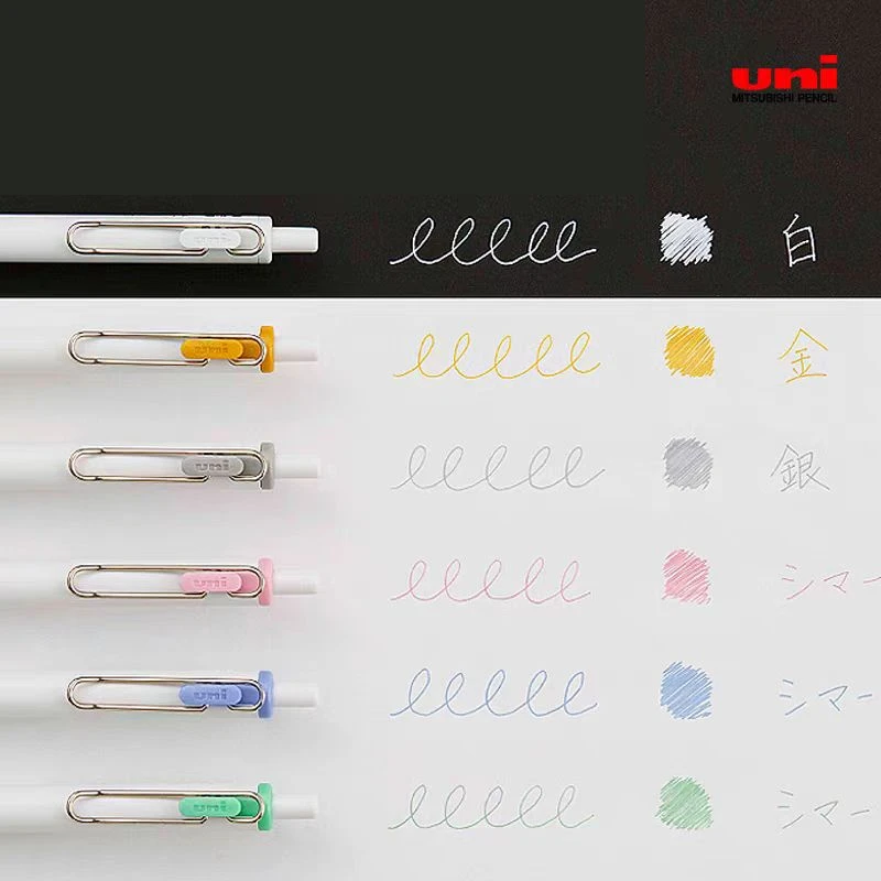 UNI Ball One Gel Pen, Or, Arge - Pentel Pen Energel avis et prix